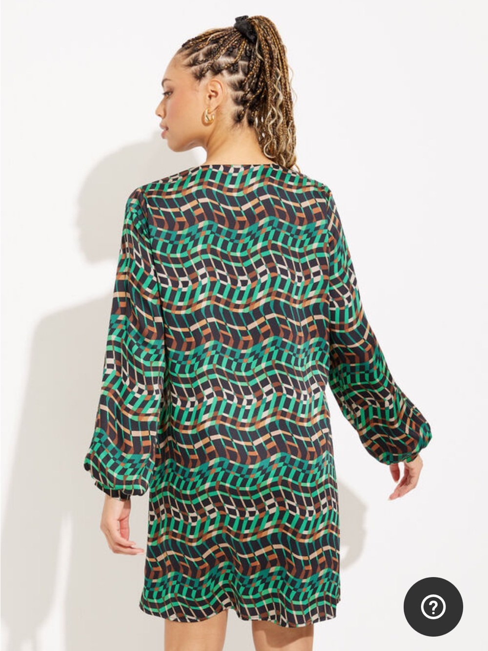 Joseph Ribkoff Geometric Mini Shift Dress - Picture 6 of 13